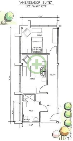 Floorplan of The Carlyle House, Assisted Living, Kettering, OH 2