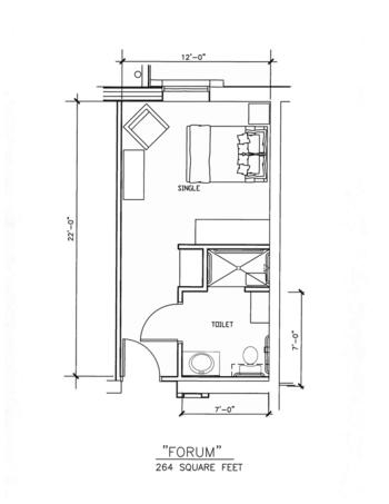 Floorplan of The Carlyle House, Assisted Living, Kettering, OH 8