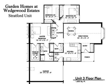 Floorplan of Wedgewood Estates, Assisted Living, Mansfield, OH 4
