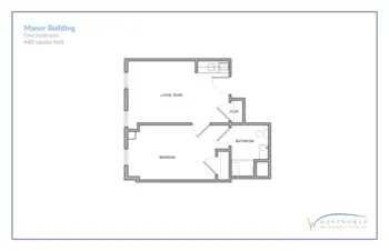 Floorplan of Wentworth Senior Living, Assisted Living, Portsmouth, NH 1