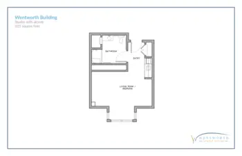 Floorplan of Wentworth Senior Living, Assisted Living, Portsmouth, NH 7