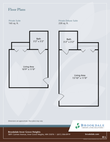 Floorplan of Brookdale Inver Grove Heights, Assisted Living, Inver Grove Heights, MN 1