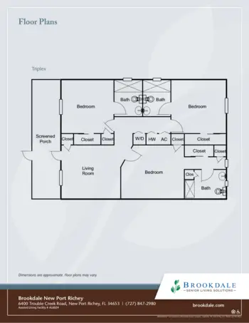 Floorplan of Brookdale New Port Richey, Assisted Living, New Prt Rchy, FL 4