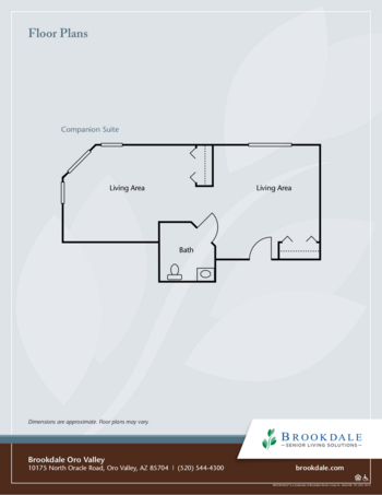 Floorplan of Brookdale Oro Valley, Assisted Living, Oro Valley, AZ 2