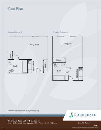 Floorplan of Brookdale Rose Valley Scappoose, Assisted Living, Scappoose, OR 2