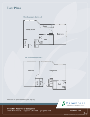 Floorplan of Brookdale Rose Valley Scappoose, Assisted Living, Scappoose, OR 4