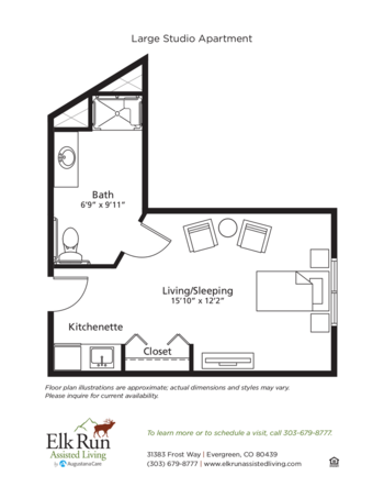 Floorplan of Elk Run Assisted Living, Assisted Living, Evergreen, CO 1