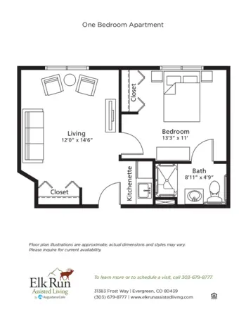 Floorplan of Elk Run Assisted Living, Assisted Living, Evergreen, CO 3