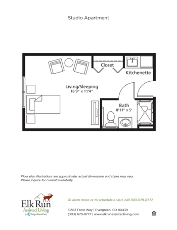 Floorplan of Elk Run Assisted Living, Assisted Living, Evergreen, CO 5