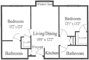 Floorplan of Falls River Court, Assisted Living, Memory Care, Raleigh, NC 7