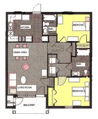 Floorplan of Mathison Retirement Community, Assisted Living, Panama City, FL 5