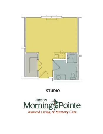 Floorplan of Morning Pointe of Hixson, Assisted Living, Hixson, TN 4