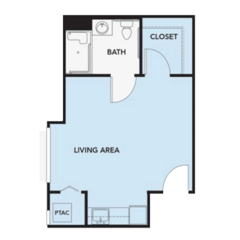 Floorplan of Serenades in the Villages, Assisted Living, The Villages, FL 5