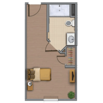 Floorplan of Serenades in the Villages, Assisted Living, The Villages, FL 10