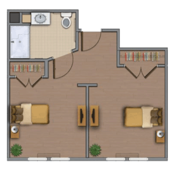 Floorplan of Serenades in the Villages, Assisted Living, The Villages, FL 13