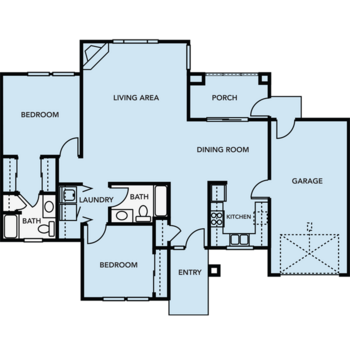 Floorplan of Serenades in the Villages, Assisted Living, The Villages, FL 14