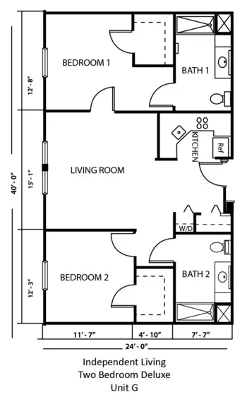 Floorplan of Spring Meadows Trumbull, Assisted Living, Trumbull, CT 5