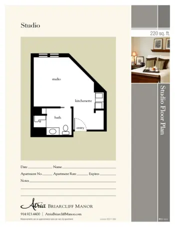 Floorplan of Atria Briarcliff Manor, Assisted Living, Briarcliff Manor, NY 1
