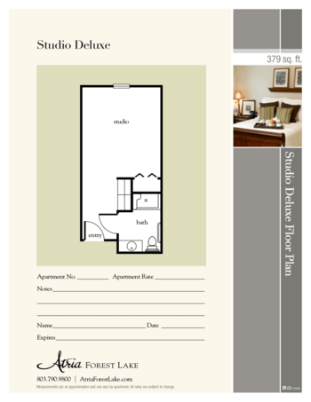 Floorplan of Atria Forest Lake, Assisted Living, Memory Care, Columbia, SC 2