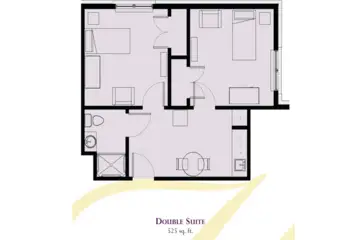 Floorplan of Heartfields at Easton, Assisted Living, Easton, MD 1