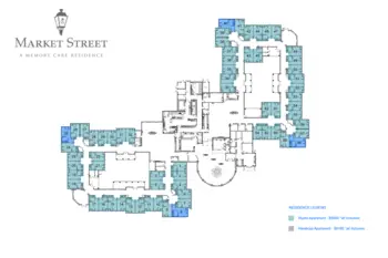 Floorplan of Market Street East Lake, Assisted Living, Tarpon Springs, FL 3