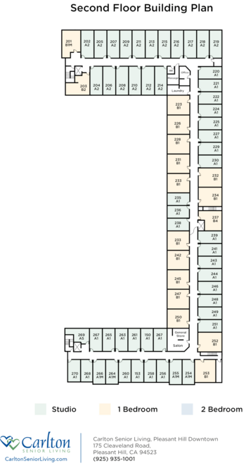 Floorplan of Pleasant Hilly - Downtown, Assisted Living, Pleasant Hill, CA 2