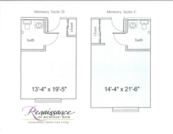 Floorplan of Renaissance Assisted Living, Assisted Living, Richfield, OH 1