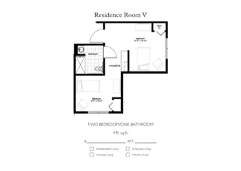 Floorplan of StoryPoint Grove City, Assisted Living, Grove City, OH 16
