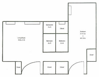 Floorplan of Bethany Retirement Community, Assisted Living, Chicago, IL 1