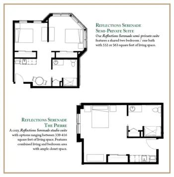 Floorplan of Brandywine Living at Livingston, Assisted Living, Livingston, NJ 3