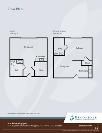 Floorplan of Brookdale Kingsport, Assisted Living, Kingsport, TN 1