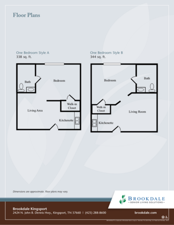 Floorplan of Brookdale Kingsport, Assisted Living, Kingsport, TN 2