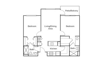 Floorplan of Cascade Heights, Assisted Living, Longwood, FL 6