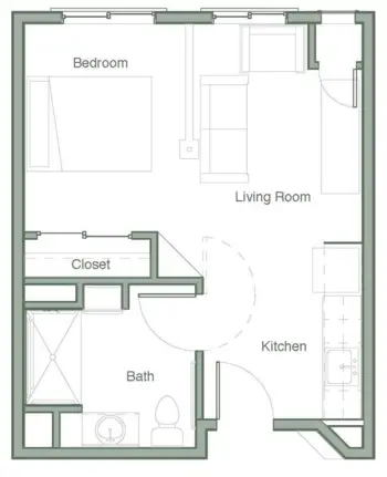Floorplan of Legacy House of Southern Hills, Assisted Living, Memory Care, Las Vegas, NV 3