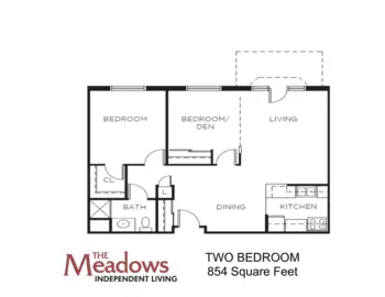 Floorplan of Meadows Senior Living, Assisted Living, Clarion, IA 4