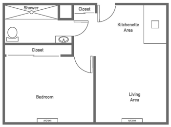 Floorplan of Oakwood Assisted Living, Assisted Living, Memory Care, Stephenville, TX 2
