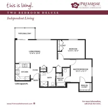 Floorplan of Primrose Retirement Community of Council Bluffs, Assisted Living, Council Bluffs, IA 6