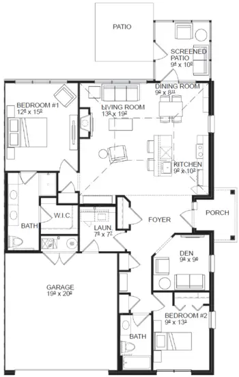 Floorplan of Rose Senior Living at Avon, Assisted Living, Avon, OH 3