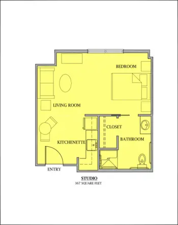 Floorplan of Spring Cypress Senior Living, Assisted Living, Memory Care, Cypress, TX 8