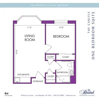 Floorplan of The Bristal at East Meadow, Assisted Living, East Meadow, NY 2