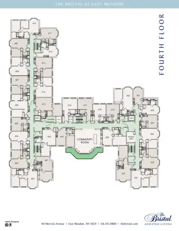 Floorplan of The Bristal at East Meadow, Assisted Living, East Meadow, NY 8