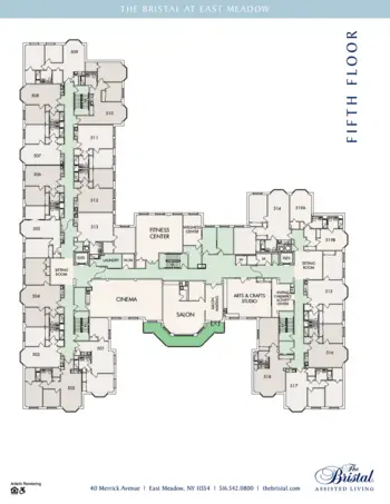 Floorplan of The Bristal at East Meadow, Assisted Living, East Meadow, NY 9