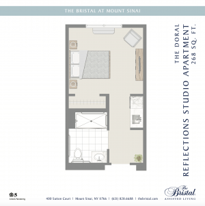 Floorplan of The Bristal at East Meadow, Assisted Living, East Meadow, NY 10