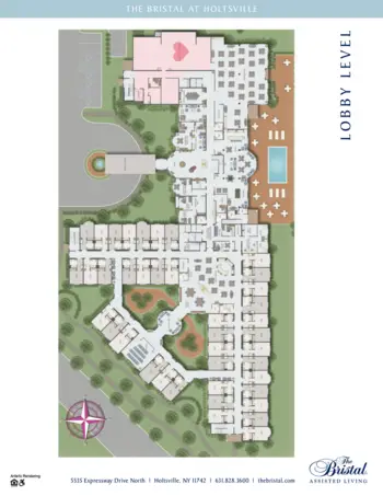 Floorplan of The Bristal at Holtsville, Assisted Living, Holtsville, NY 1