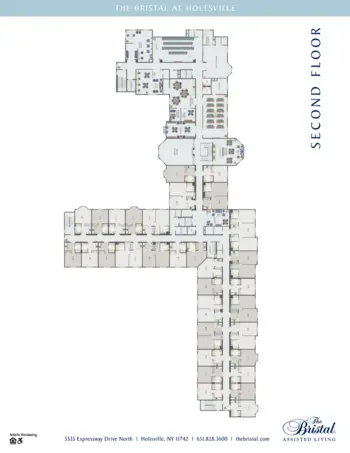 Floorplan of The Bristal at Holtsville, Assisted Living, Holtsville, NY 2