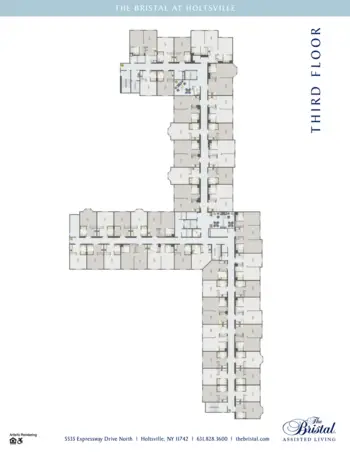 Floorplan of The Bristal at Holtsville, Assisted Living, Holtsville, NY 3