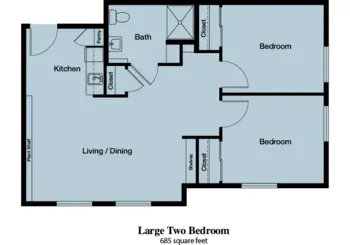 Floorplan of The Commons of Hilltop, Assisted Living, Grand Junction, CO 3