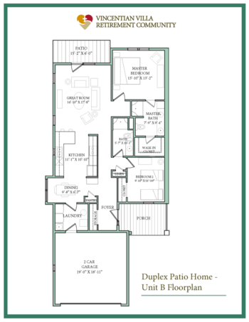 Floorplan of Vincentian Home, Assisted Living, Pittsburgh, PA 1