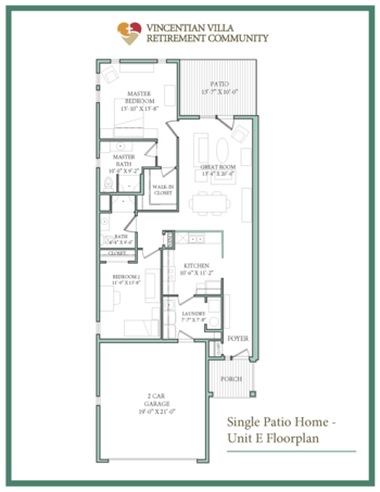 Floorplan of Vincentian Home, Assisted Living, Pittsburgh, PA 2