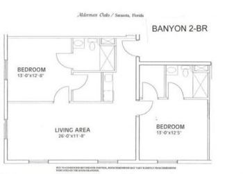 Floorplan of Alderman Oaks, Assisted Living, Sarasota, FL 2